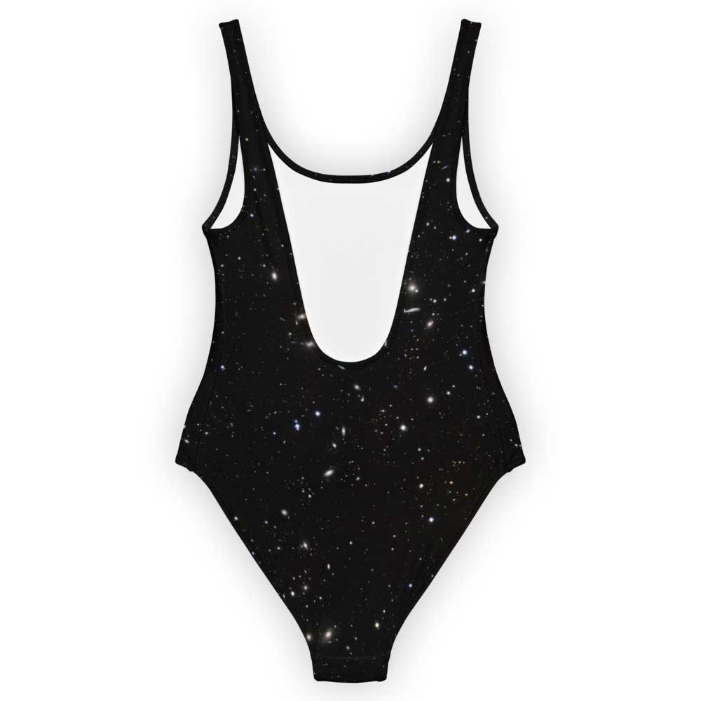 Hercules One-Piece Black Galaxy Swimsuit ⋆ Stardust Central