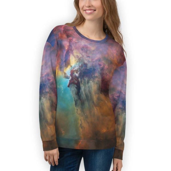 Rainbow Galaxy Sweatshirt for Adults