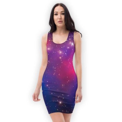 Purple galaxy dress